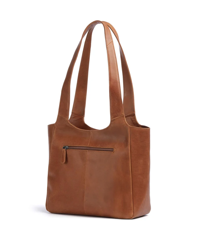 The Chesterfield Brand Wax Pull Up Cow Tofino Cabas cognac