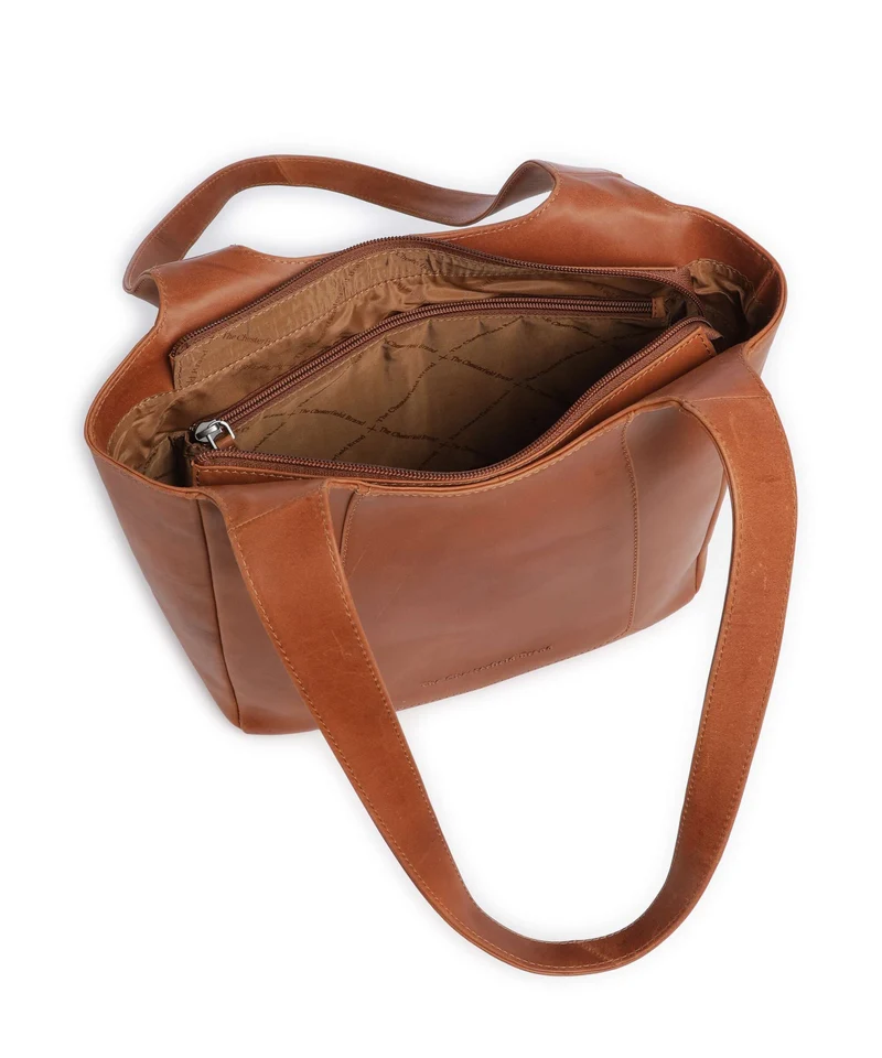 The Chesterfield Brand Wax Pull Up Cow Tofino Cabas cognac