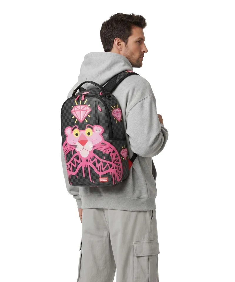 Sprayground Pink Panther Drippy Diamonds Sac à dos multicolour