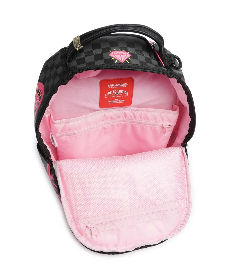 Sprayground Pink Panther Drippy Diamonds Sac à dos multicolour