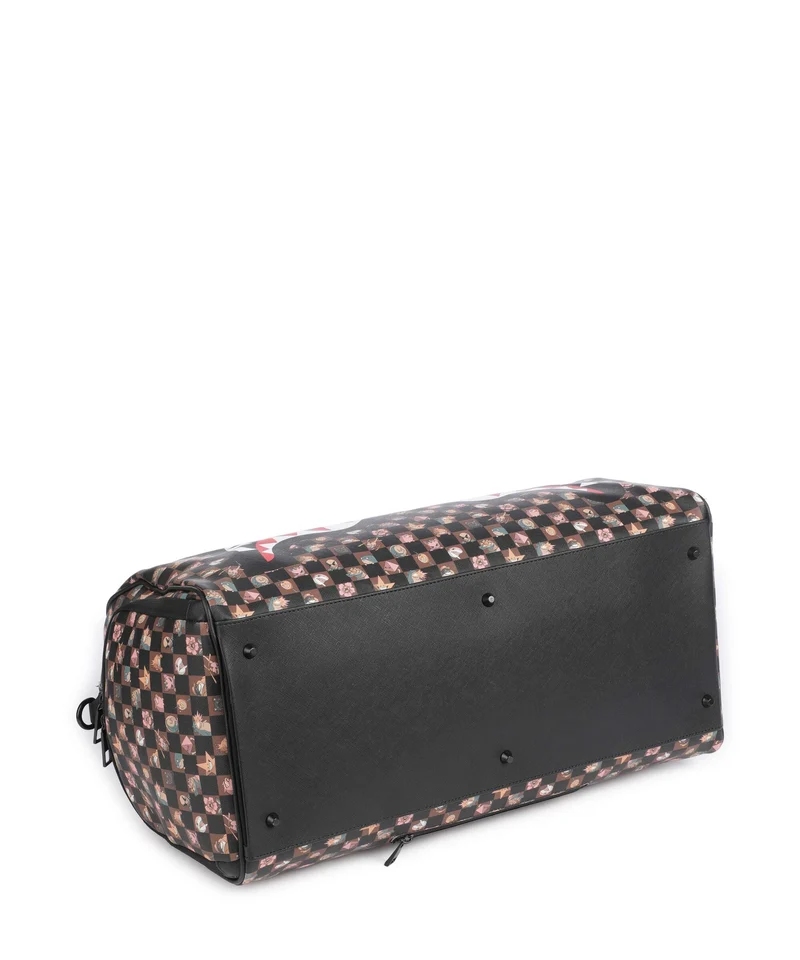 Sprayground Peeking Characters Remix Sac week-end brown