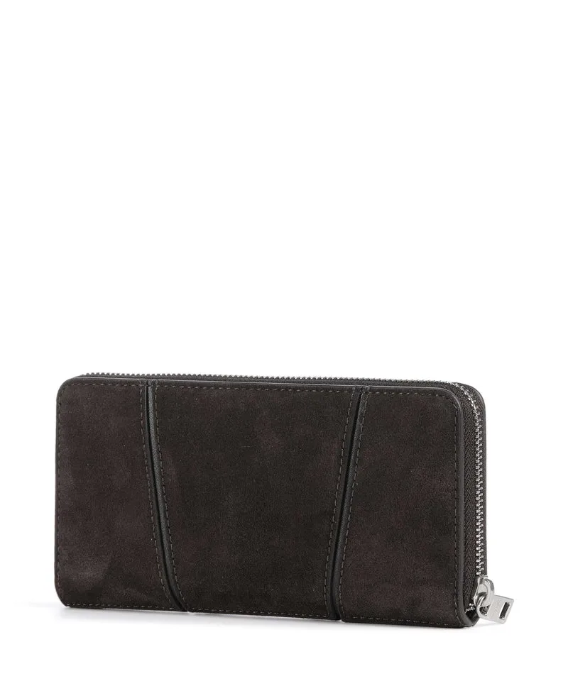 Liebeskind Una Gigi Recycled Suede L Portefeuille deep soil