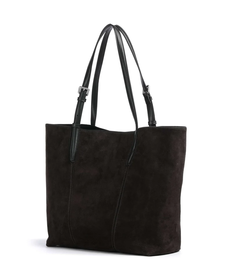Liebeskind Una Recycled Suede M Cabas deep soil
