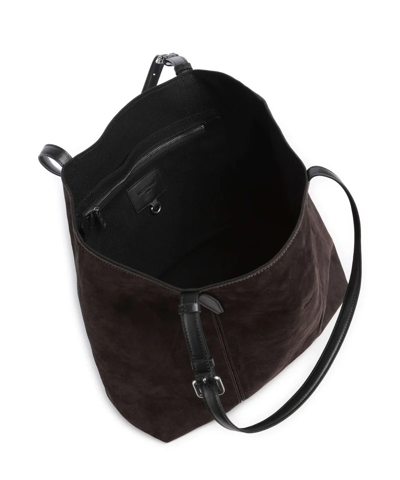 Liebeskind Una Recycled Suede M Cabas deep soil