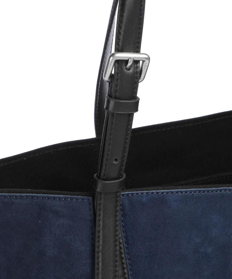 Liebeskind Una Recycled Suede M Cabas peacoat
