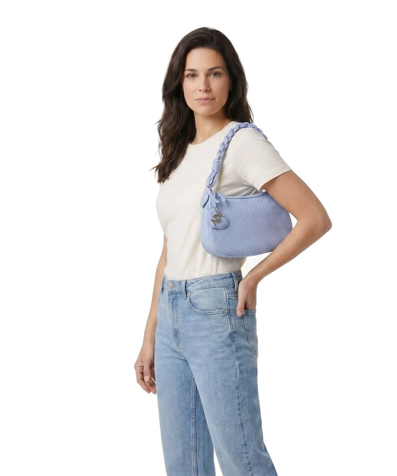 Armani Exchange Maya S Sac porté épaule glacial
