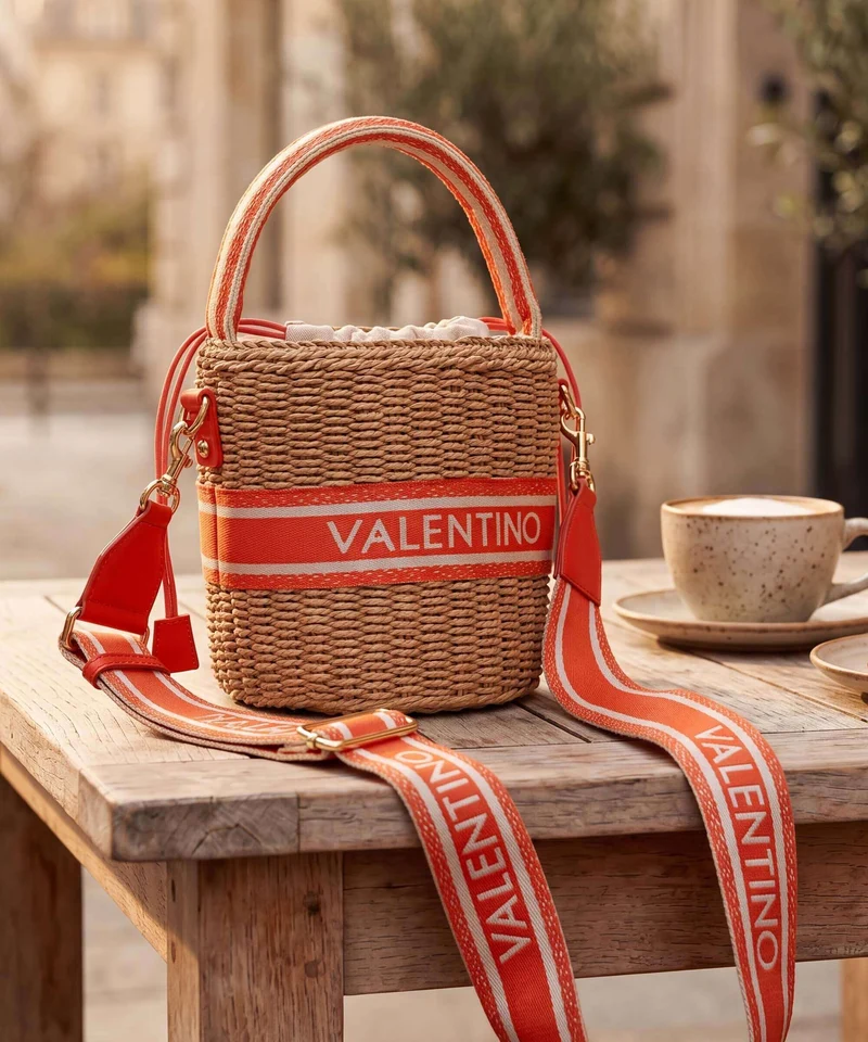 Valentino Bags Boho Sac seau naturale/arancio