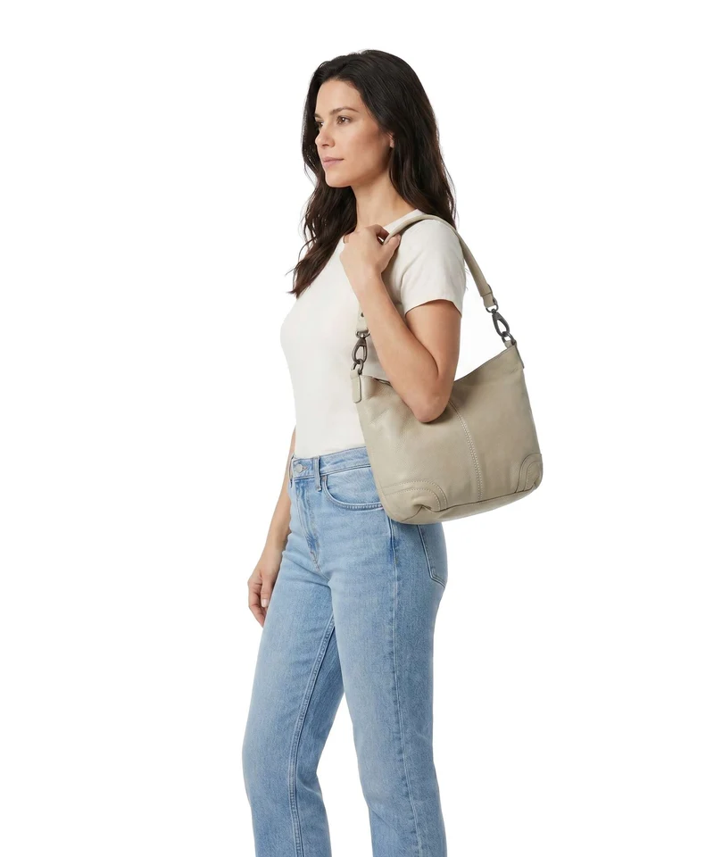 The Chesterfield Brand Washed Waxed Cow Lucy Sac porté épaule ocean green