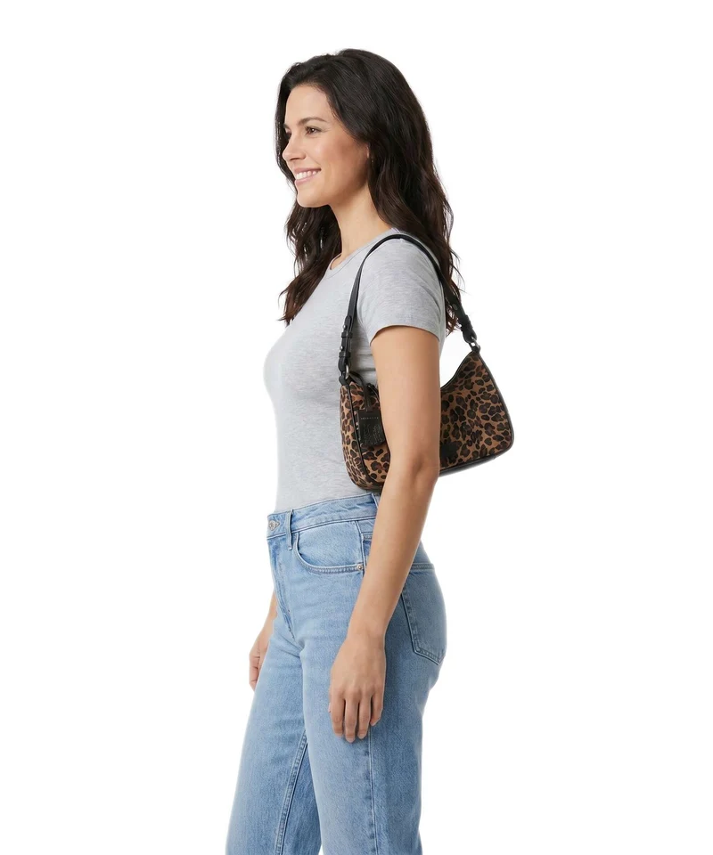 Burkely Animo Sac porté épaule leopard