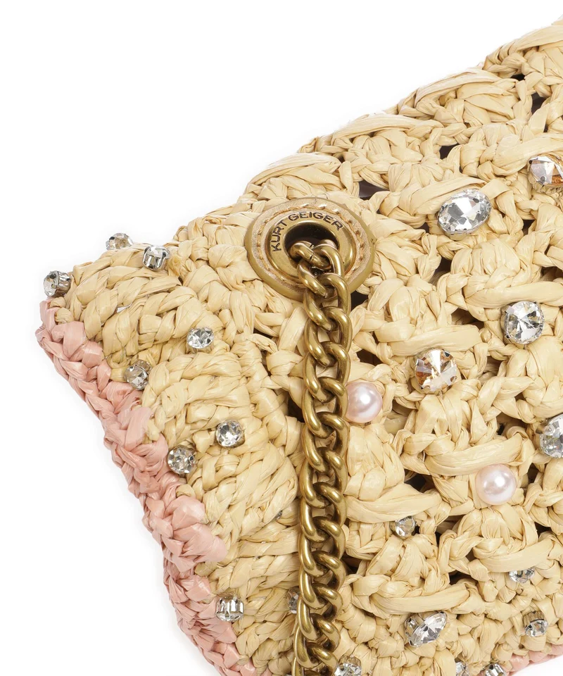 Kurt Geiger Chelsea Sac porté épaule beige