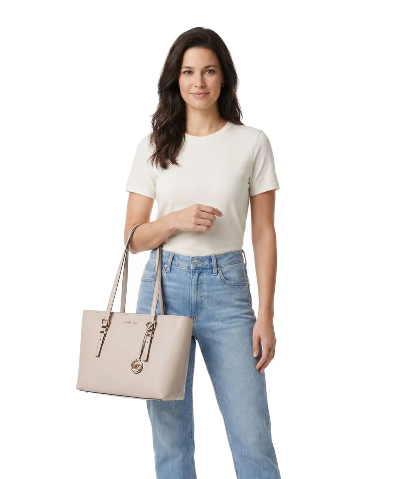 Michael Kors Quinn Medium Cabas soft pink