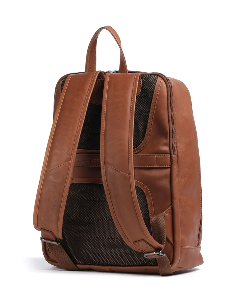 The Chesterfield Brand Wax Pull Up Cow Detroit Sac à dos cognac