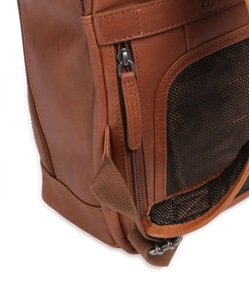 The Chesterfield Brand Wax Pull Up Cow Detroit Sac à dos cognac