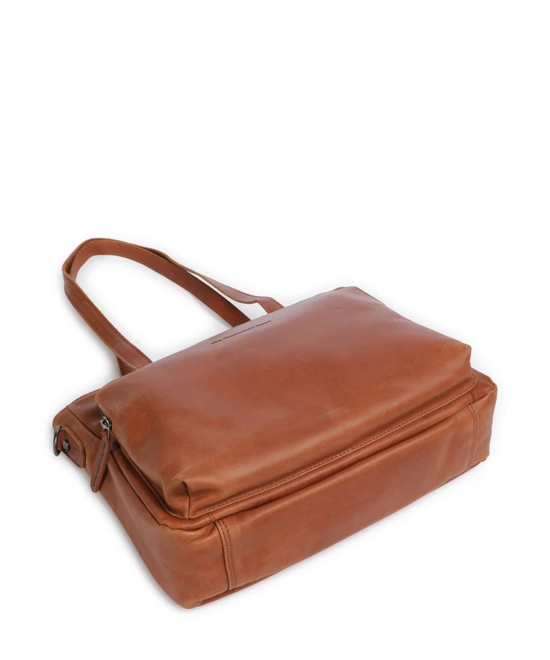 The Chesterfield Brand Wax Pull Up Cow Alicante Cabas cognac