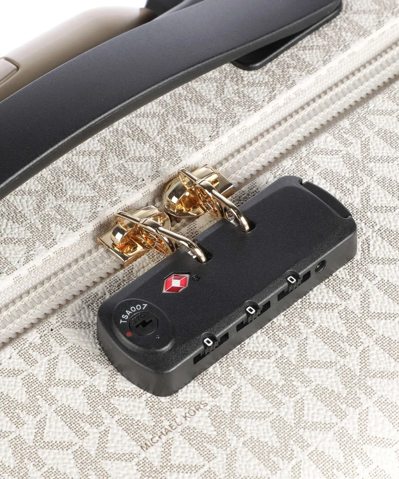 Michael Kors Travel Valise 4 roues vanilla/acrn