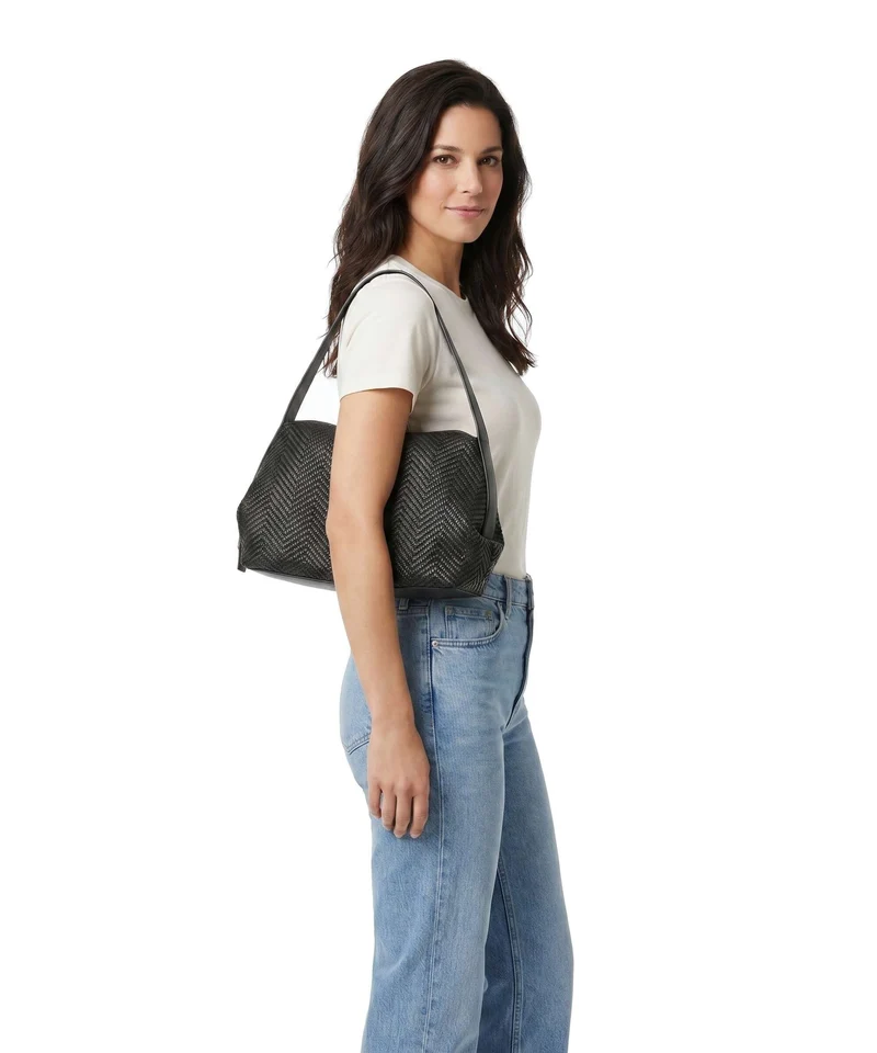 BOSS Caylie Sac porté épaule dark brown