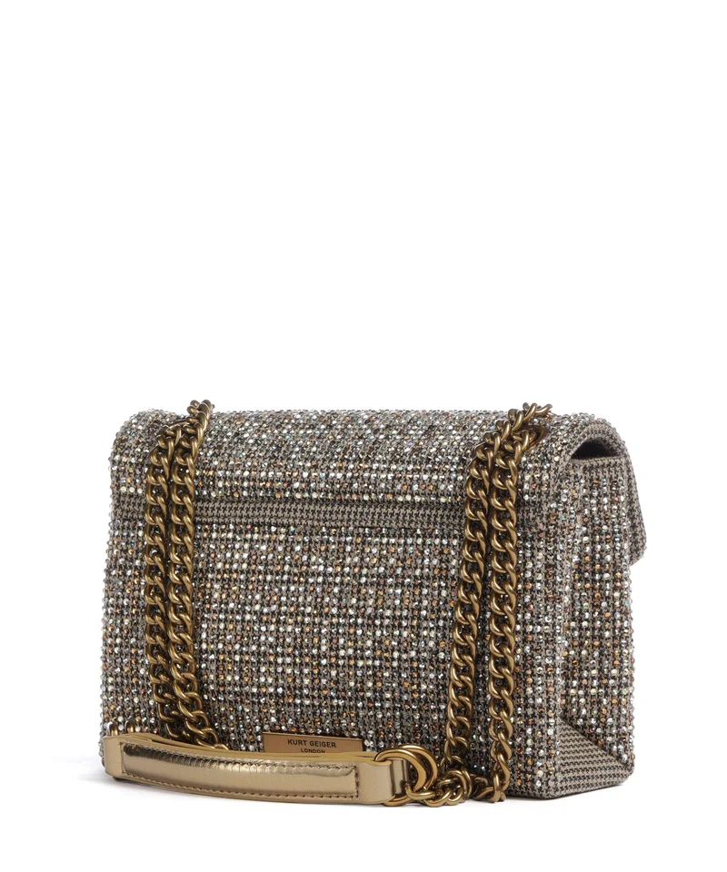 Kurt Geiger Kensington Sac porté épaule beige combination