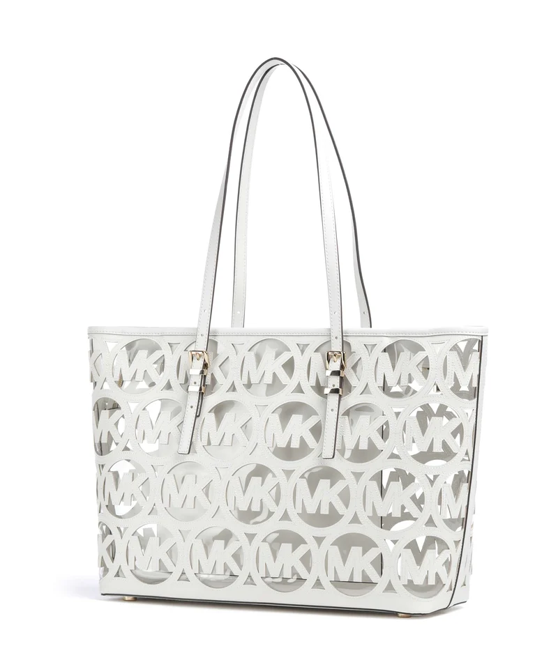 Michael Kors Quinn Large Cabas optic white