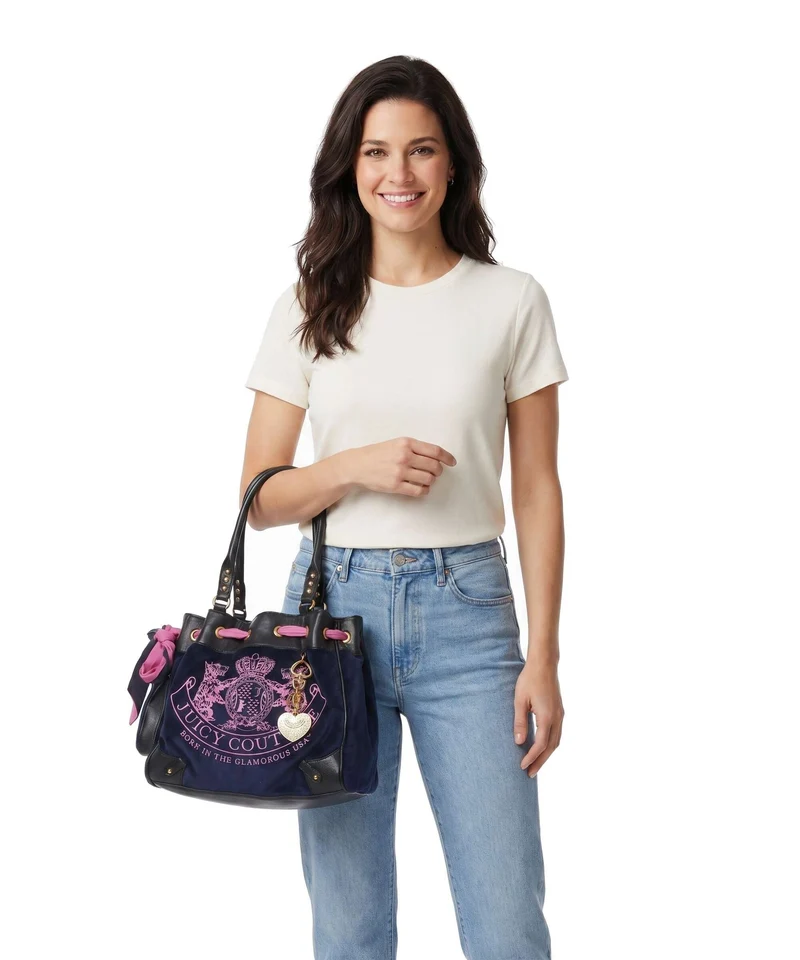 Juicy Couture Daydreamer Classic Crest L Cabas blue depths