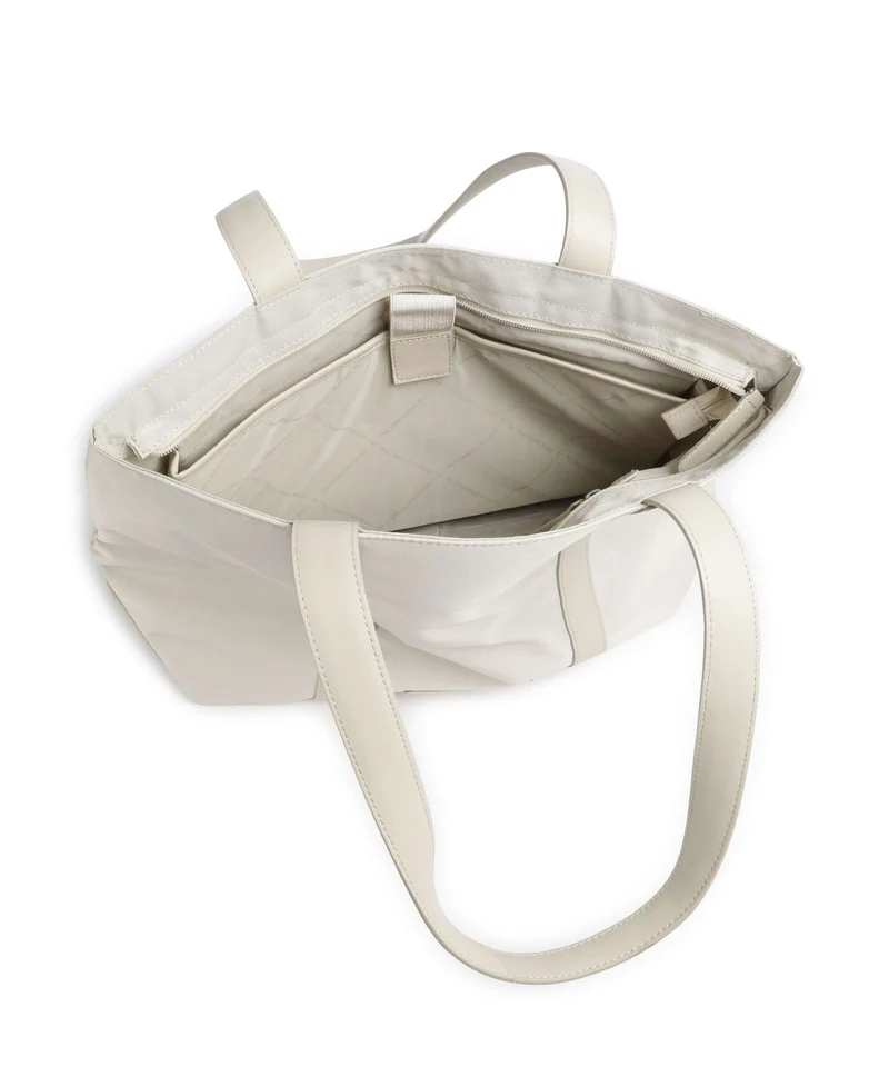 The Chesterfield Brand Nylon Wax Pull Up Otta Cabas off white