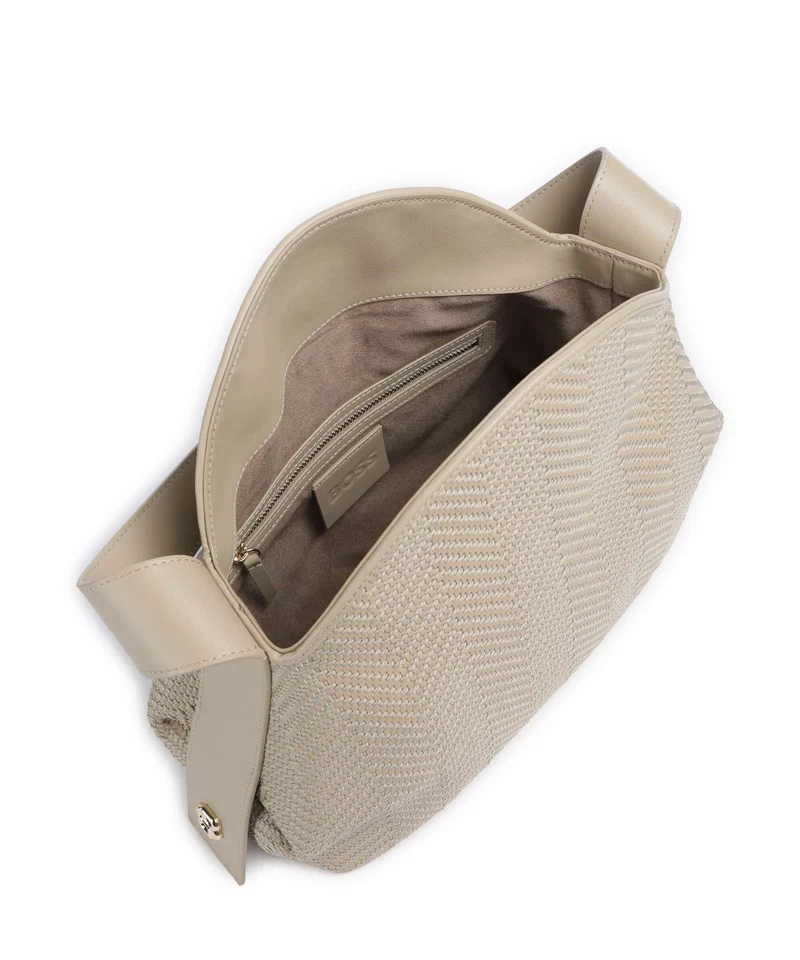 BOSS Caylie Sac porté épaule light beige