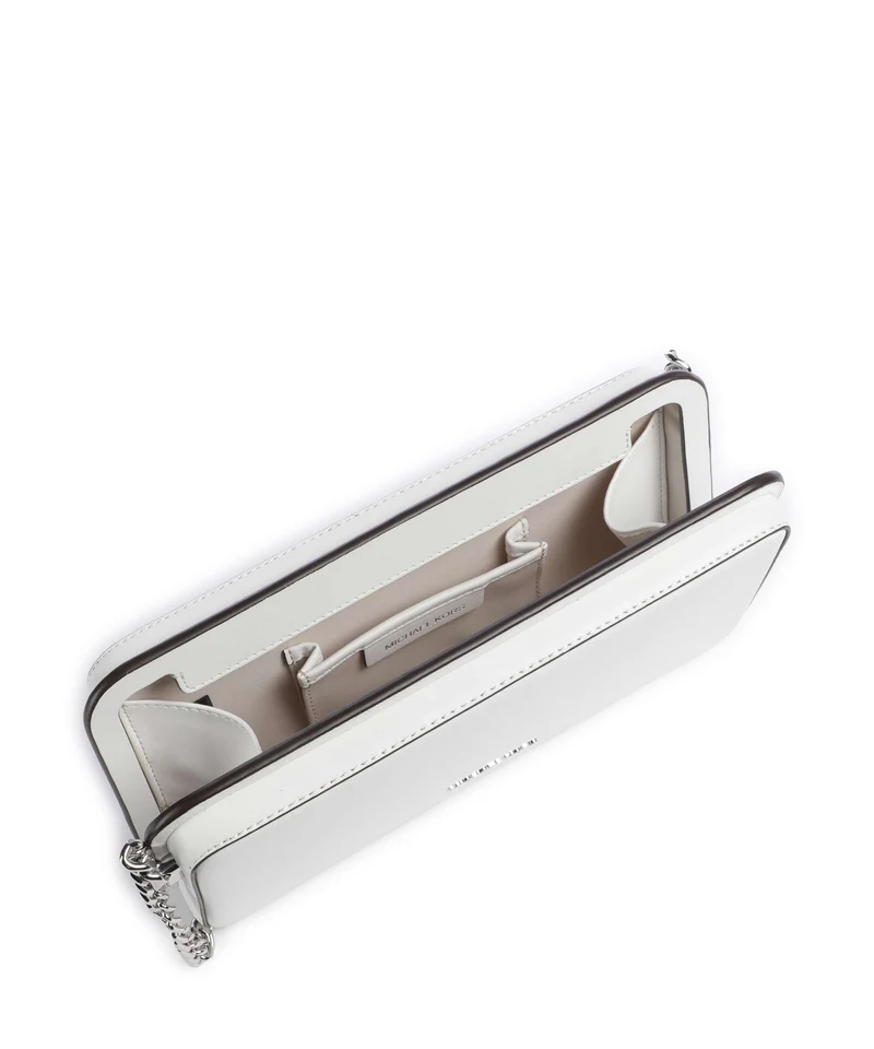 Michael Kors Goldie Sac porté épaule optic white