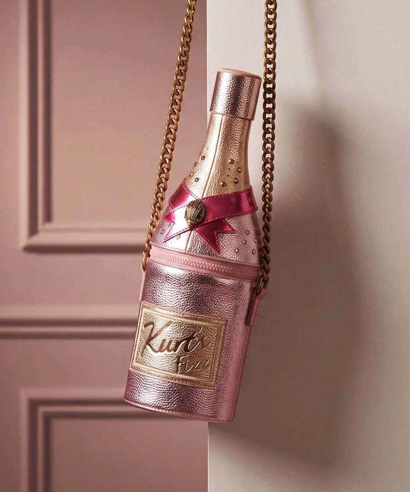Kurt Geiger Champagne Bottle Sac bandoulière pink