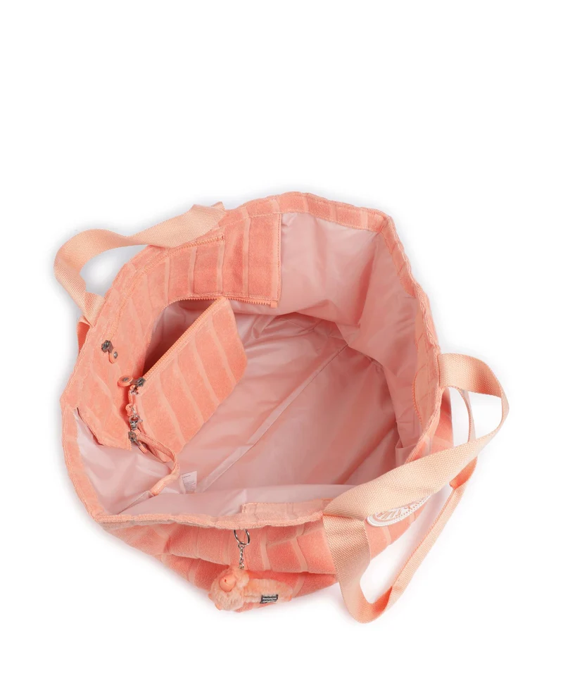 Kipling Beach Naomi Cabas orangy towel