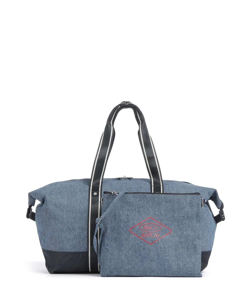 Brics Replay Medium Sac week-end light denim