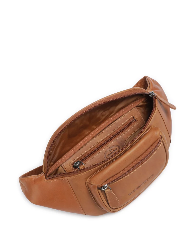 The Chesterfield Brand Wax Pull Up Cow Vernio Sac banane cognac
