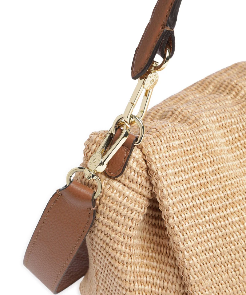 Abro Raffia Classica Temi Large Sac porté épaule natural
