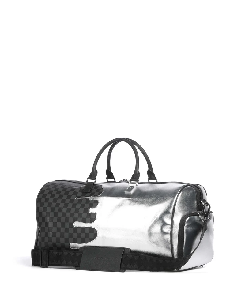 Sprayground Silver Side Drip Sac week-end silver