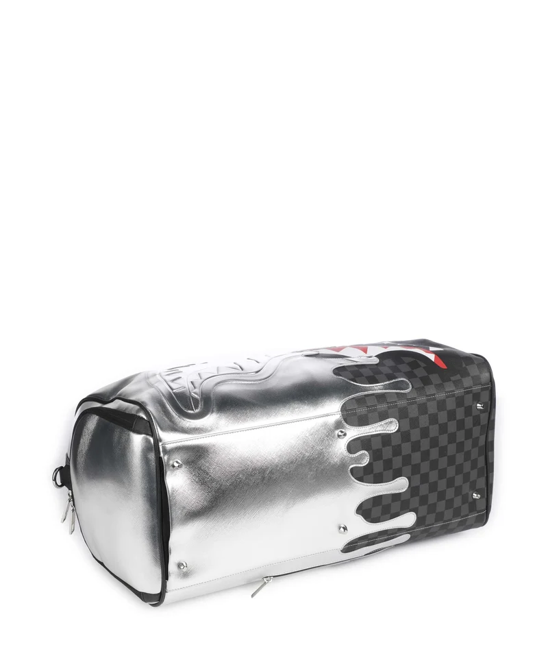 Sprayground Silver Side Drip Sac week-end silver