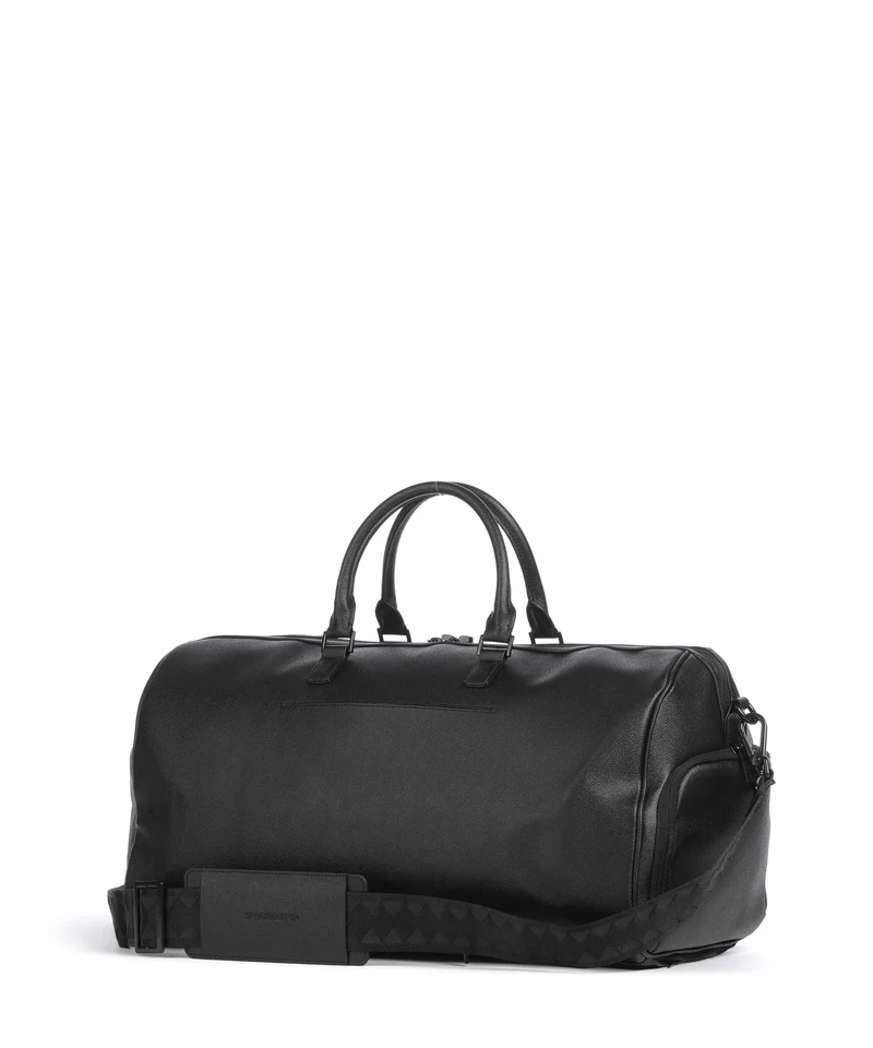Sprayground Gold Brick Luxe Sac week-end black
