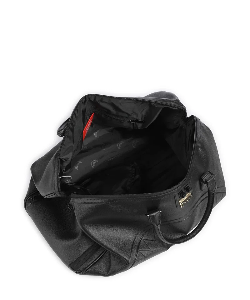 Sprayground Gold Brick Luxe Sac week-end black