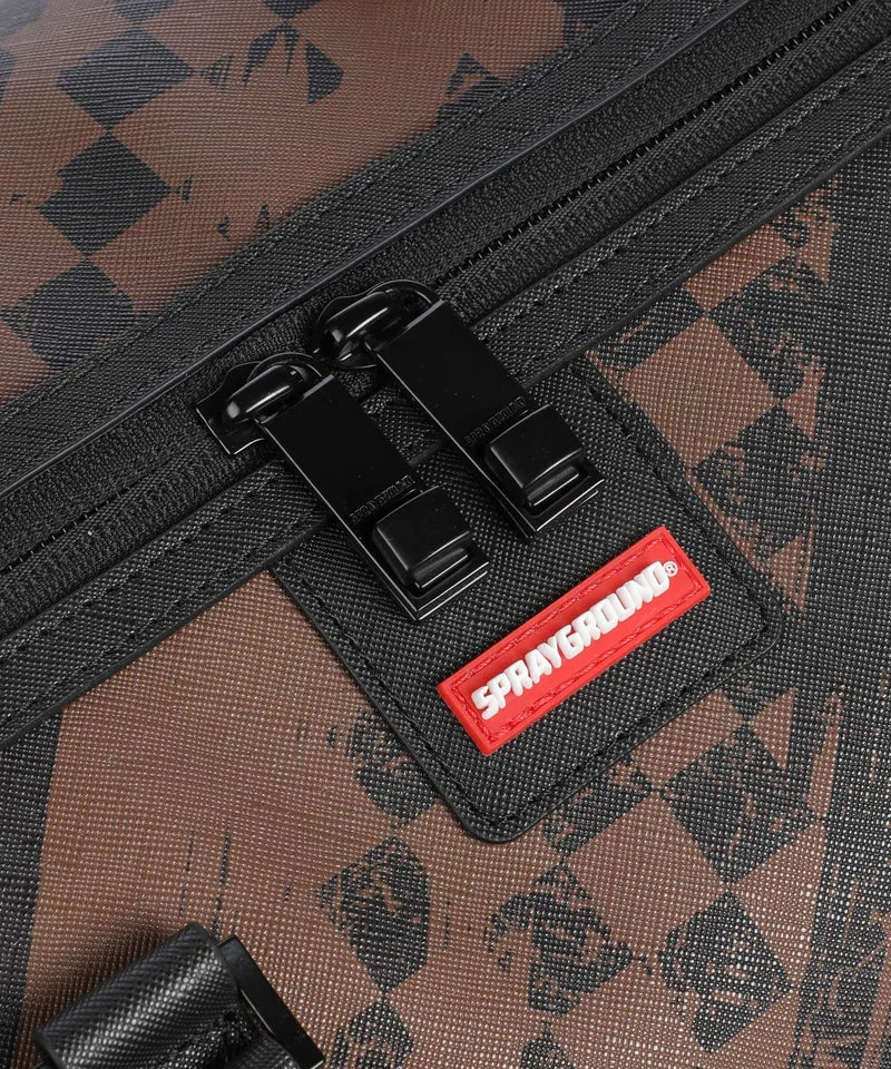Sprayground Smeared Grunge Sac week-end brown