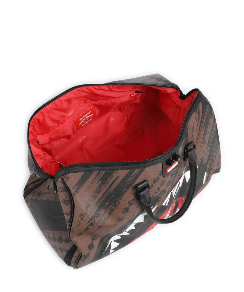 Sprayground Smeared Grunge Sac week-end brown
