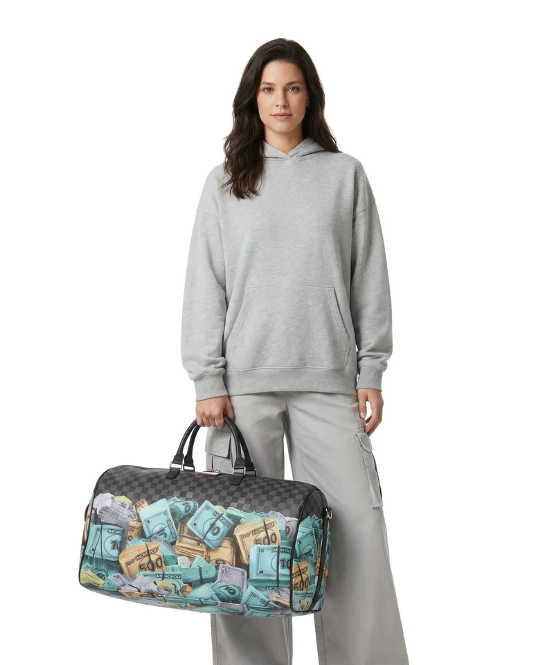 Sprayground Monopoly Money Stacks Sac week-end multicolour