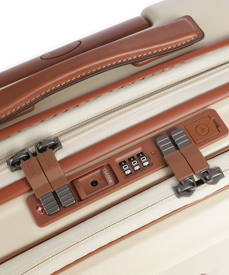Brics Taormina Valise 4 roues cream