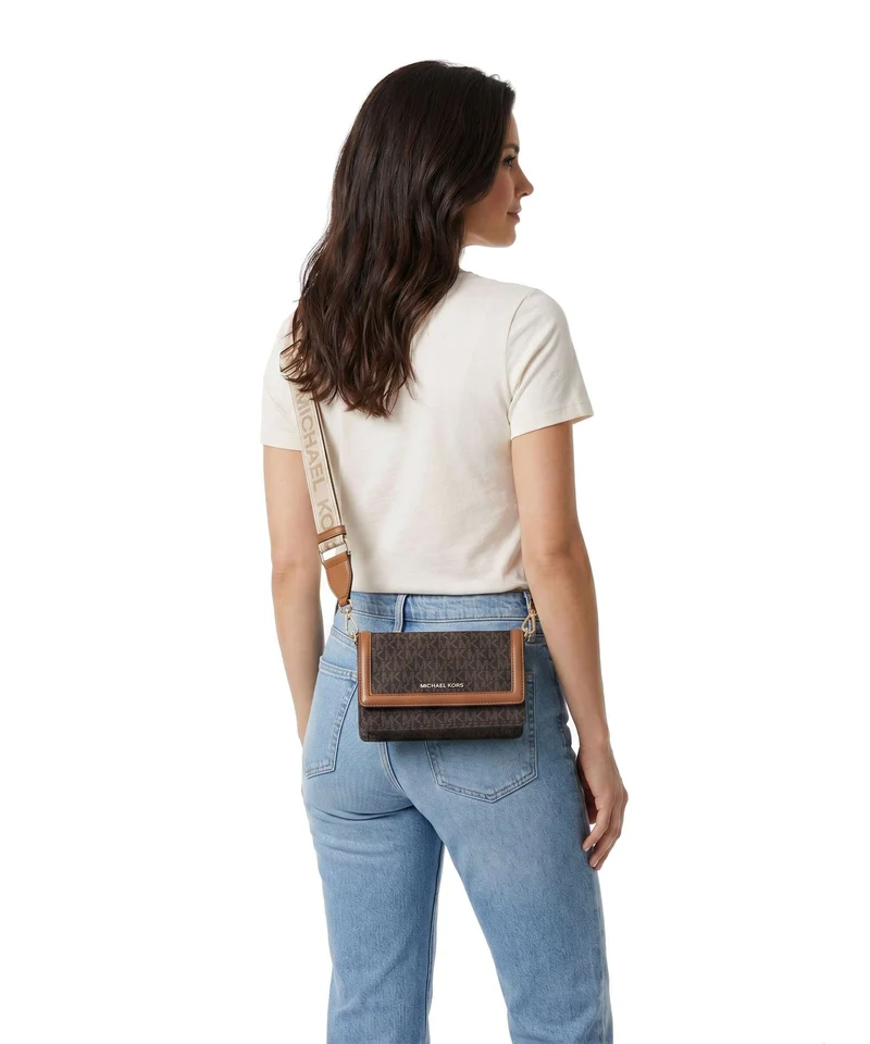 Michael Kors Jet Set Small Portefeuille brown/acorn