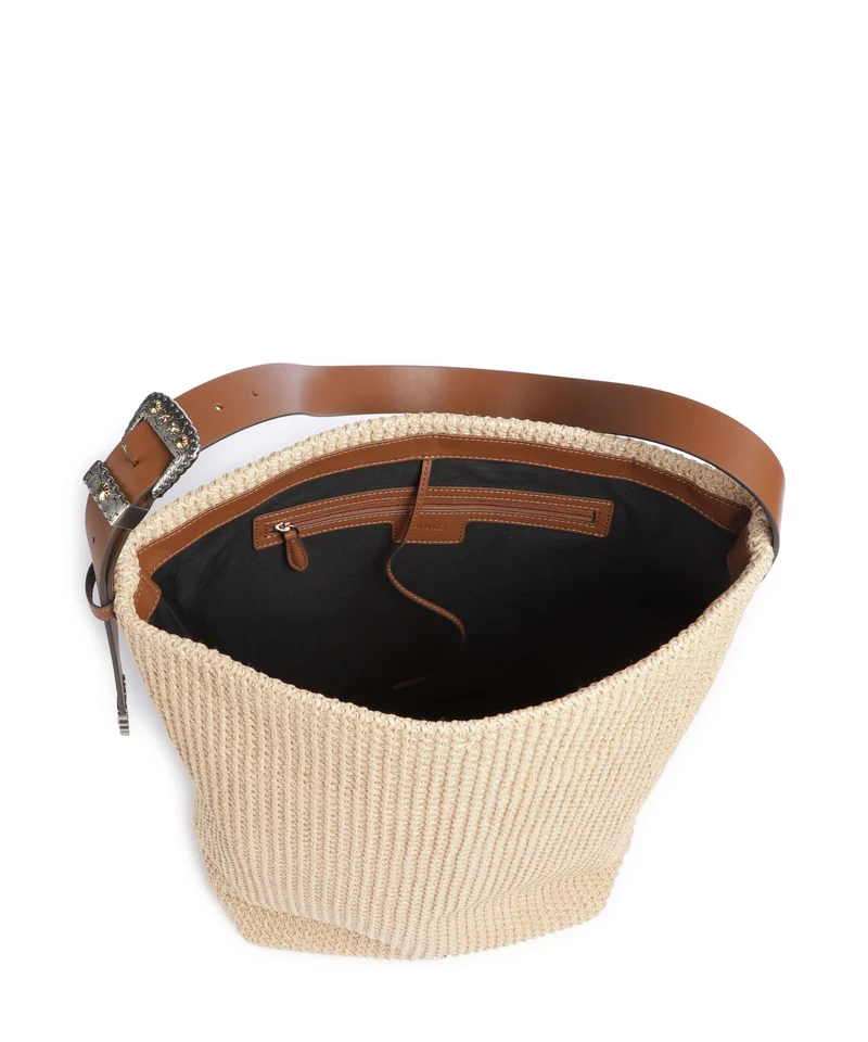 Pinko Big Sac fourre-tout paglia/cuoio/mix gal