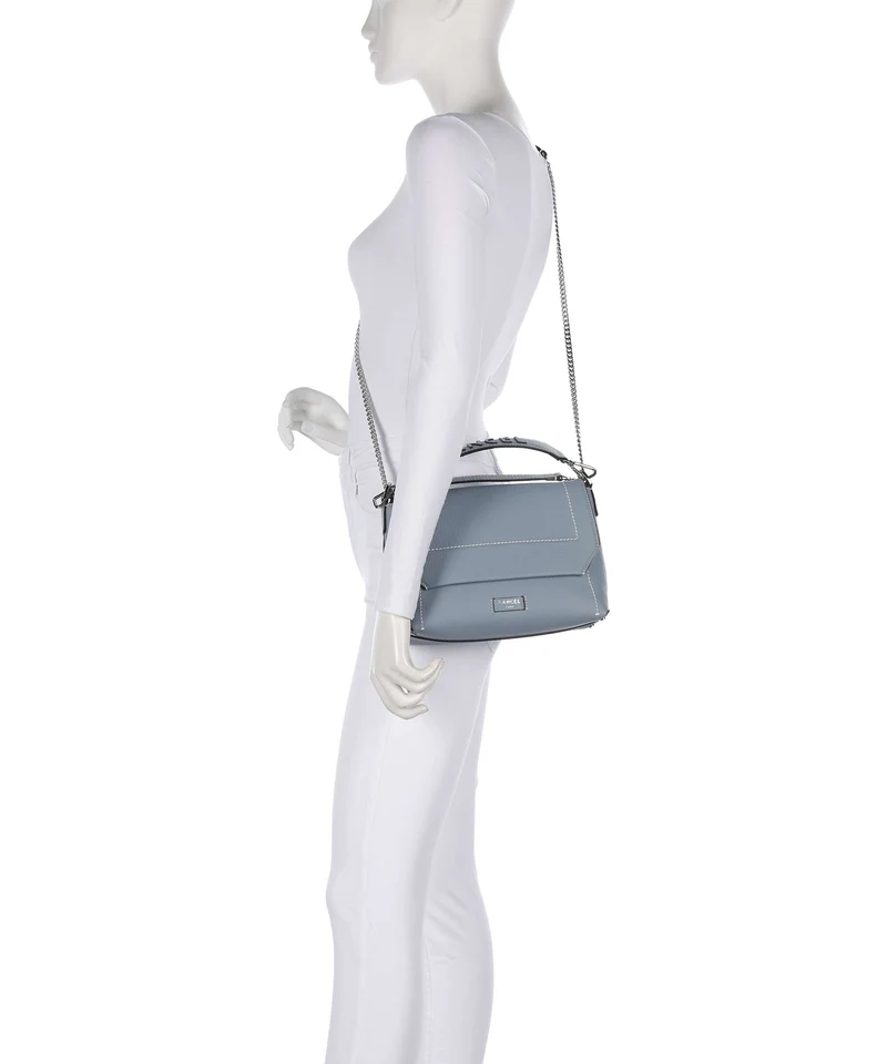 Lancel Ninon M Sac porté épaule blue foam