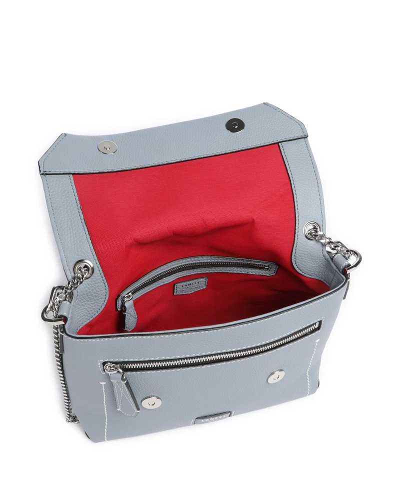 Lancel Ninon M Sac porté épaule blue foam