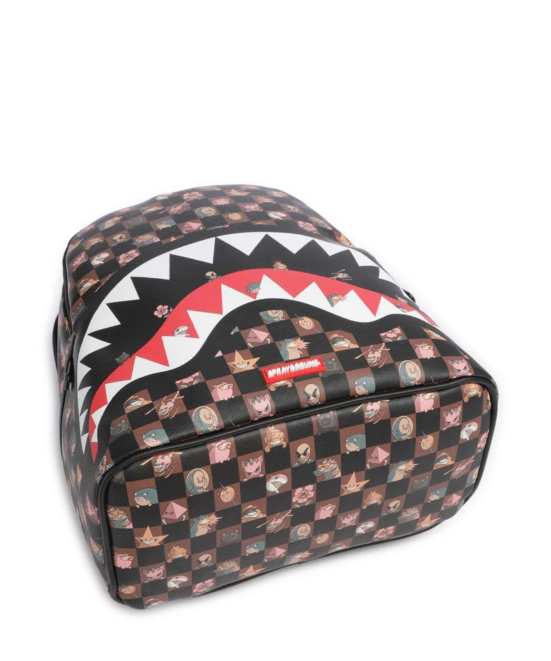 Sprayground Peeking Characters Remix Sac à dos brown