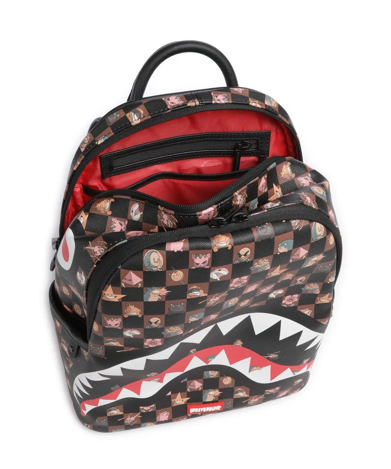Sprayground Peeking Characters Remix Sac à dos brown