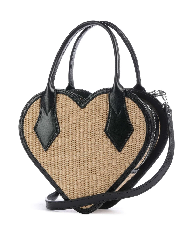Vivienne Westwood Josephine Heart Sac à main natural