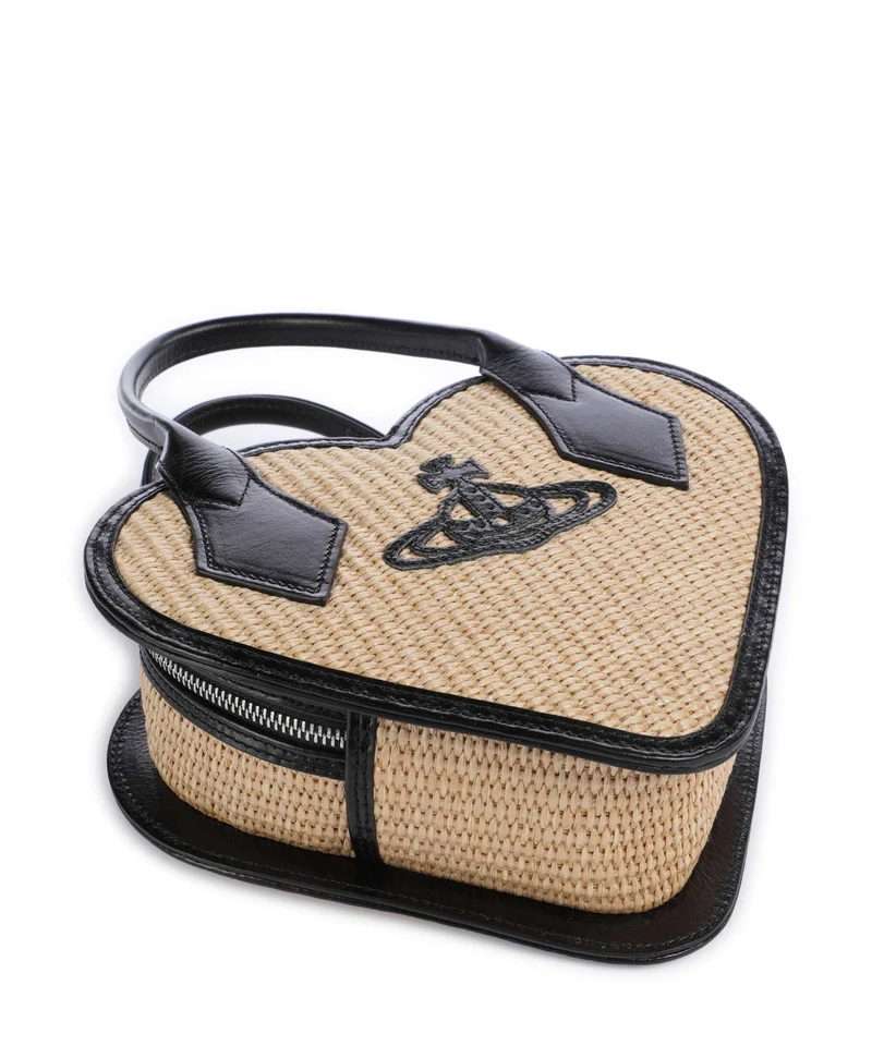 Vivienne Westwood Josephine Heart Sac à main natural