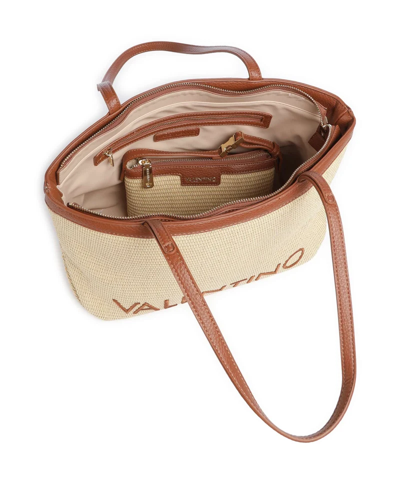 Valentino Bags Maiam Cabas naturale/cuoio