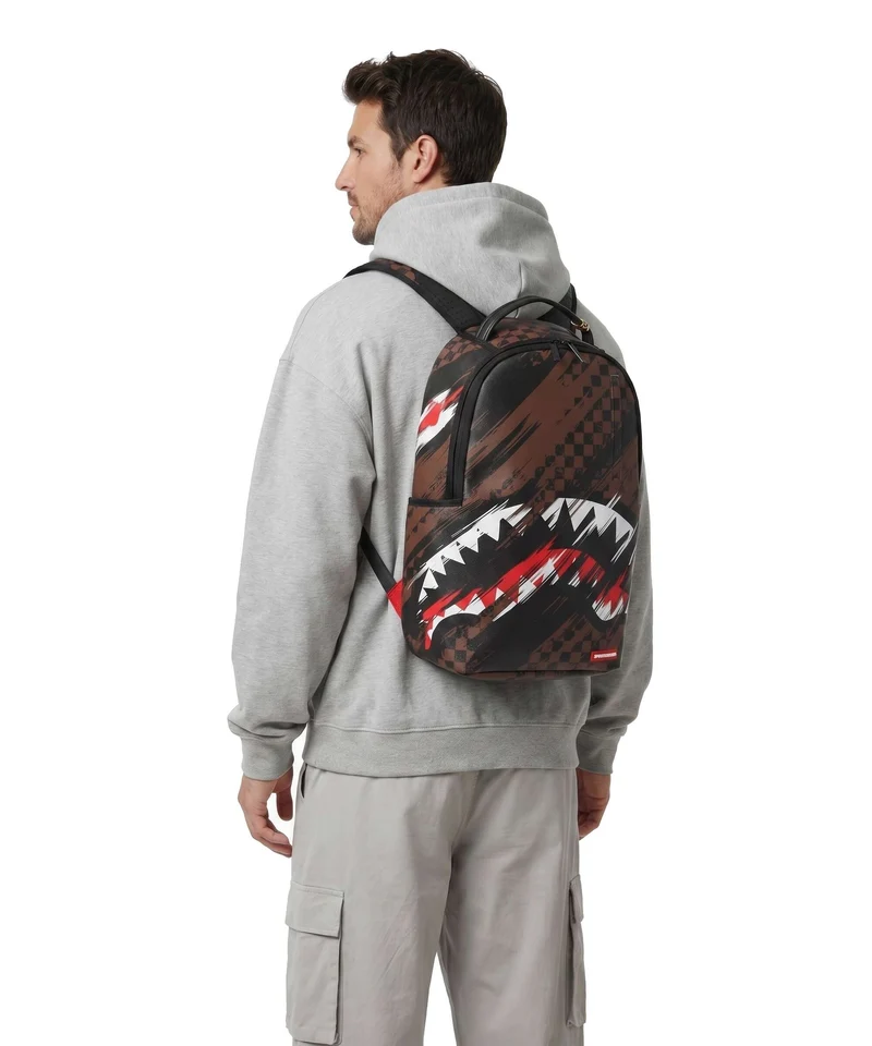 Sprayground Smeared Grunge Sac à dos brown