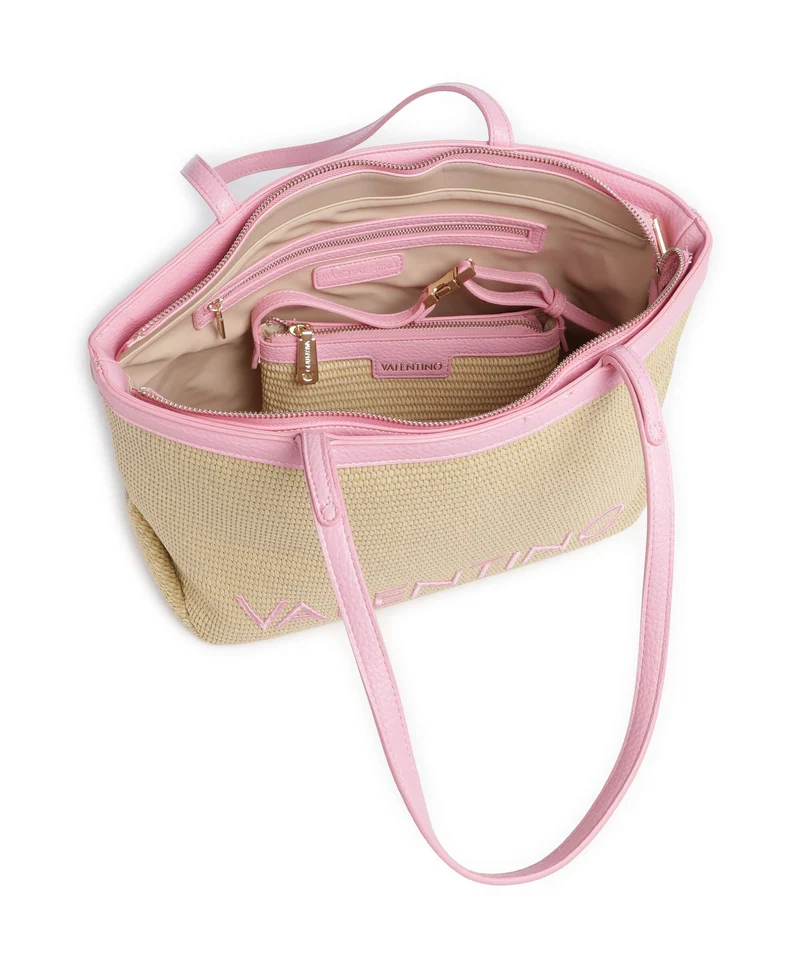 Valentino Bags Maiam Cabas naturale/rosa
